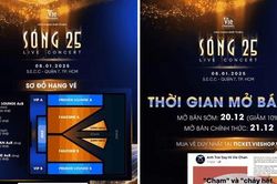 Sóng 25 Live Concert dù gây tranh cãi nhưng vẫn tạo 'cơn sốt săn vé'