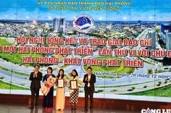 19 tác phẩm đoạt giải báo chí 'Vì một Hải Phòng phát triển' lần thứ VI