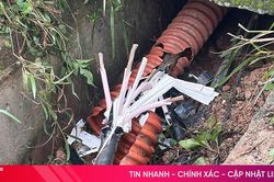 Phát hiện vụ ăn trộm cáp điện tại thành phố Hà Tĩnh