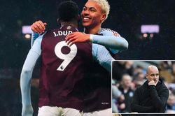 Sảy chân ở Villa Park, Man City tiếp tục rơi vào vòng xoáy khủng hoảng