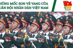 Những mốc son vẻ vang của Quân đội nhân dân Việt Nam