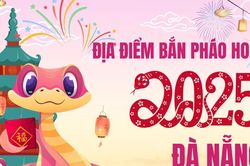 Địa điểm bắn pháo hoa Tết Dương lịch 2025 tại Đà Nẵng