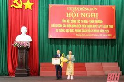 Huyện Đông Sơn: 30/30 chỉ tiêu chủ yếu hoàn thành và hoàn thành vượt mức