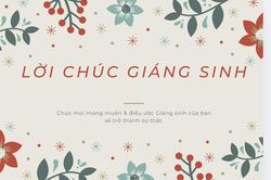 Lời chúc Giáng sinh 2024 dành cho bạn bè, đồng nghiệp, đối tác, khách hàng