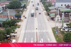 Bất an khi qua nút giao QL1 với đường trục xã ở Cẩm Xuyên