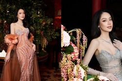 Ngắm loạt ảnh trang phục dạ hội đẹp lộng lẫy của Hoa hậu Thanh Thủy