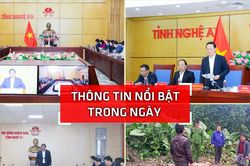 Nghệ An: Thông tin nổi bật ngày 25/12