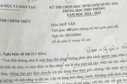 Đề thi Ngữ văn học sinh giỏi quốc gia năm học 2024-2025