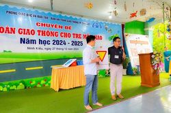 An toàn giao thông cho trẻ mẫu giáo Ninh Kiều