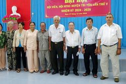 Đại hội Hội Người tù kháng chiến huyện Tri Tôn
