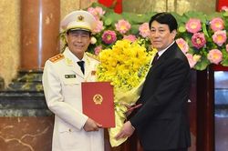 Thứ trưởng Bộ Công an Lê Quốc Hùng được thăng cấp bậc hàm Thượng tướng