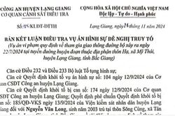 Bắc Giang: khởi tố đối tượng gây tai nạn giao thông làm chết người
