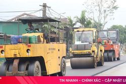 Bảo vệ thi công thảm nhựa tuyến quốc lộ 8A