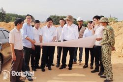 Bí thư Thành ủy Biên Hòa kiểm tra Dự án cao tốc Biên Hòa – Vũng Tàu vào chiều cuối năm