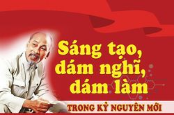 Sáng tạo, dám nghĩ, dám làm trong kỷ nguyên mới