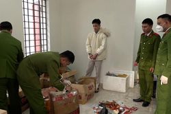 Bắt giữ đối tượng tàng trữ gần 9 tạ hóa chất để sản xuất thuốc pháo nổ