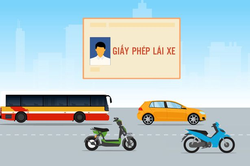 Từ 1-1-2025, thực hiện trừ điểm giấy phép lái xe