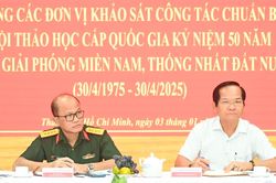 Khảo sát chuẩn bị Hội thảo khoa học cấp quốc gia kỷ niệm 50 năm Ngày Giải phóng miền Nam, thống nhất đất nước