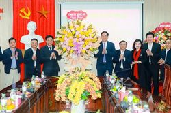 Thường trực Tỉnh ủy Nghệ An chúc mừng ngày truyền thống ngành Nội chính Đảng