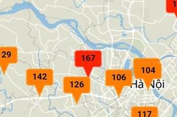Chất lượng không khí của Hà Nội ở mức kém và xấu, người dân hạn chế ra đường