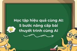 Học tập hiệu quả cùng AI: 5 bước nâng cấp bài thuyết trình cùng AI
