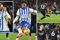 Bị thổi phạt đền gây tranh cãi, Arsenal hụt hơi trong cuộc đua vô địch Ngoại hạng Anh