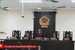 Hình ảnh trong phiên tòa xét xử ông Lưu Bình Nhưỡng và Lê Thanh Vân