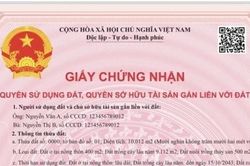 Chính thức cấp sổ đỏ mẫu mới có mã QR
