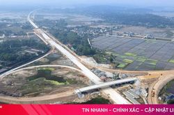 Nút giao kết nối TP Hà Tĩnh với cao tốc Bắc - Nam thay đổi từng ngày