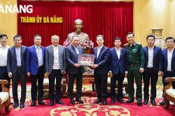 Lãnh đạo thành phố tiếp đoàn công tác Tổng cục II, Bộ Quốc phòng