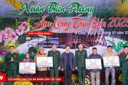 Ấm áp nghĩa tình chương trình 'Xuân biên phòng ấm lòng dân bản' năm 2025