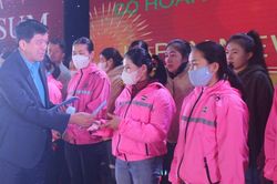 Công nhân Diễn Châu, Yên Thành vui 'Tết sum vầy - Xuân ơn Đảng' năm 2025