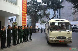 Cơ quan Tổng cục Chính trị Quân đội nhân dân Việt Nam tiễn quân nhân hoàn thành nghĩa vụ quân sự năm 2025
