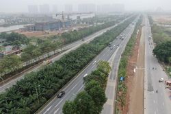 Hà Nội: Tổ chức giao thông trên tuyến đường gom Đại lộ Thăng Long