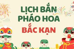 Địa điểm bắn pháo hoa Tết Âm lịch 2025 tại Bắc Kạn