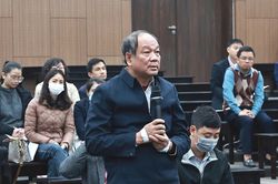 Cựu Bộ trưởng Mai Tiến Dũng sức khỏe yếu, được dìu đến tòa