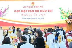 Gặp mặt cán bộ hưu trí Văn phòng Chính phủ nhân dịp Xuân Ất Tỵ 2025