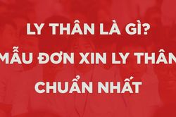 Mẫu đơn ly thân mới nhất năm 2025