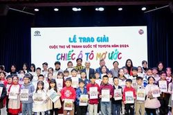 Cuộc thi vẽ tranh quốc tế Toyota Chiếc ô tô mơ ước – nơi ươm mầm tài năng họa sĩ nhí