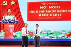 Ông Nguyễn Hồ Hải làm Bí thư Tỉnh ủy Cà Mau