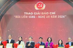 Giải Báo chí 'Búa liềm vàng - Nghệ An' năm 2024 khẳng định uy tín, tầm vóc, sức hấp dẫn và lan tỏa