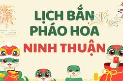 Địa điểm bắn pháo hoa Tết Âm lịch 2025 tại Ninh Thuận