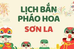 Địa điểm bắn pháo hoa Tết Âm lịch 2025 tại Sơn La