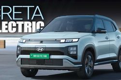 Cận cảnh Hyundai Creta thuần điện vừa ra mắt