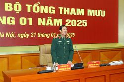 Tiếp tục điều chỉnh tổ chức lực lượng; hướng dẫn cụ thể các địa phương tổ chức Lễ giao nhận quân năm 2025