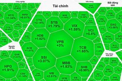 Chứng khoán bất ngờ tăng rực rỡ