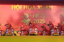 Khai mạc Hội Hoa Xuân Ất Tỵ 2025 tại Công viên 29-3