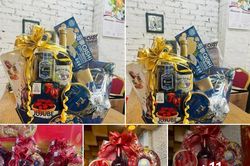 Cận Tết, nhiều mặt hàng giỏ quà được ưa chuộng