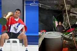 Nhà vô địch AFF Cup của ĐT Việt Nam khoe ảnh gói bánh chưng, hạnh phúc bên gia đình sau giải đấu thành công