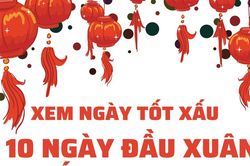 Xem ngày tốt xấu 10 ngày đầu xuân Ất Tỵ 2025